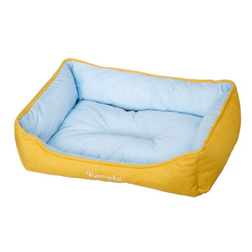 接触冷感キャットスクエアベッド