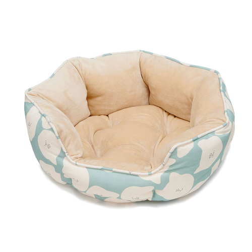 キャットラウンドベッド猫柄