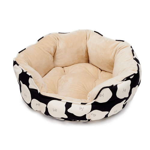 キャットラウンドベッド猫柄
